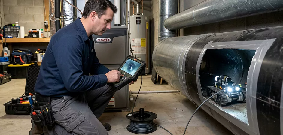 Robotic Duct Inspection in Irvington, NJ