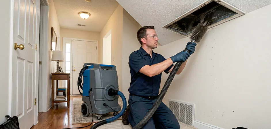 Mold-Affected Duct Deep Cleaning in Irvington