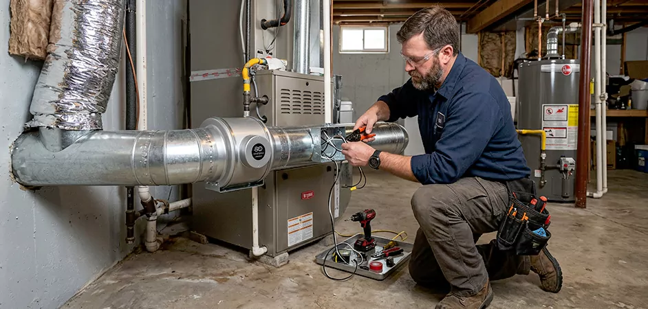 Booster Fan Installation in Irvington