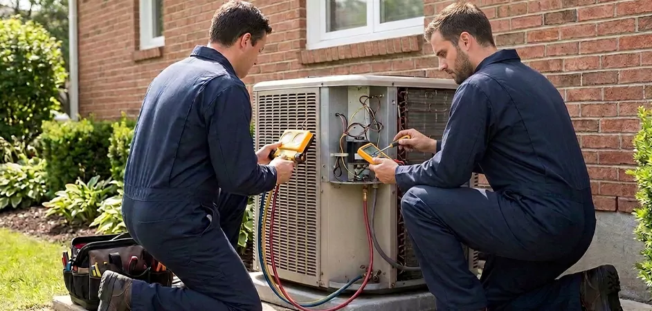 Heat Pump Inspection in Irvington