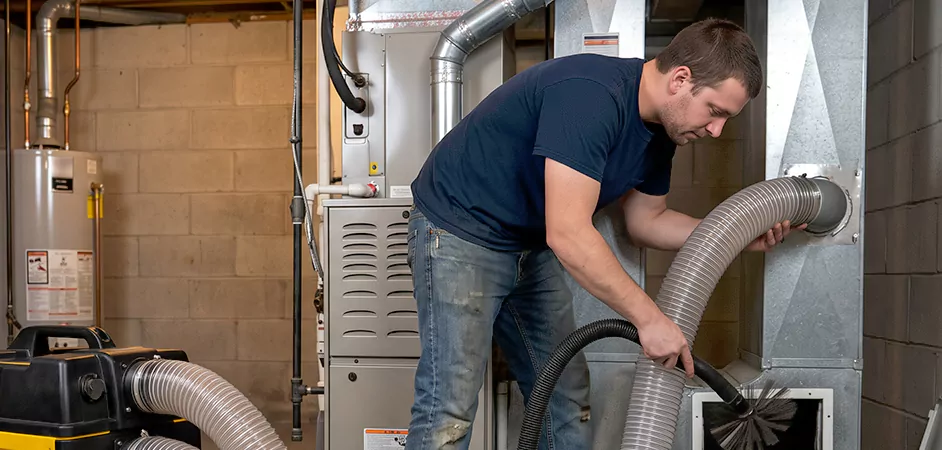 Negative Pressure Duct Cleaning for Large and Long Duct Systems in Irvington